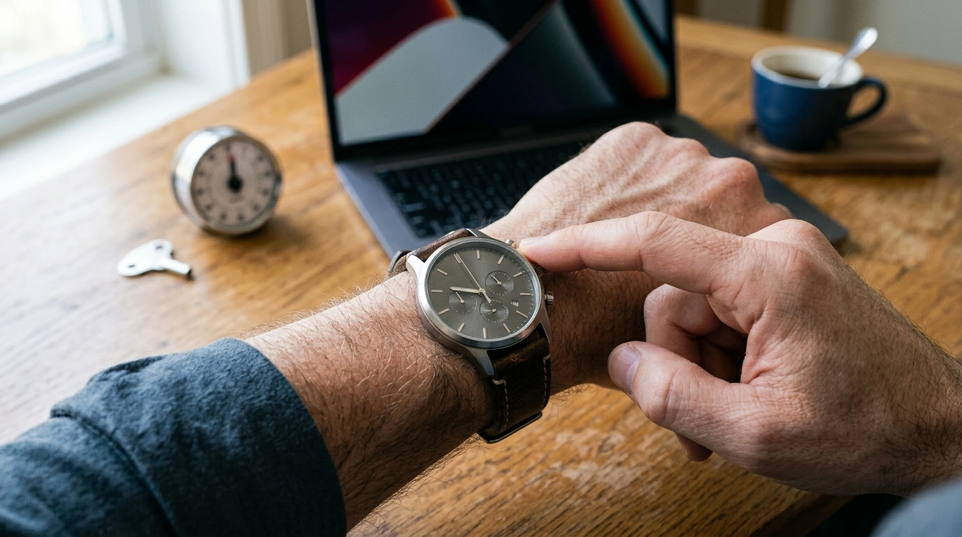 Men’s Quartz Chronograph Watch: Everyday Precision